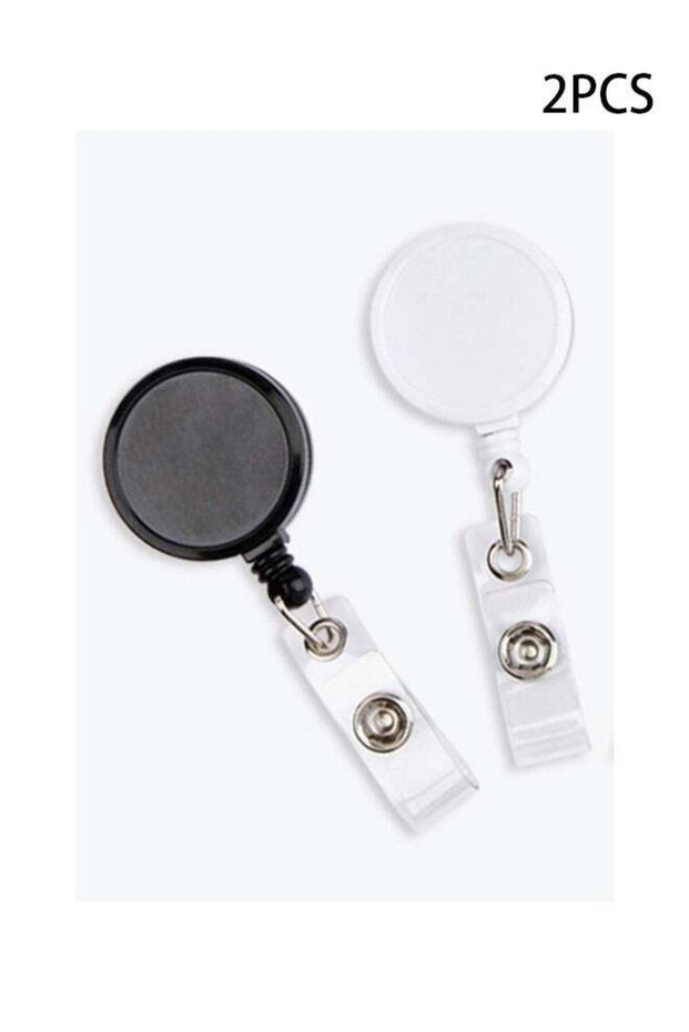 ID Card Holder (Black+White) 2pcs
