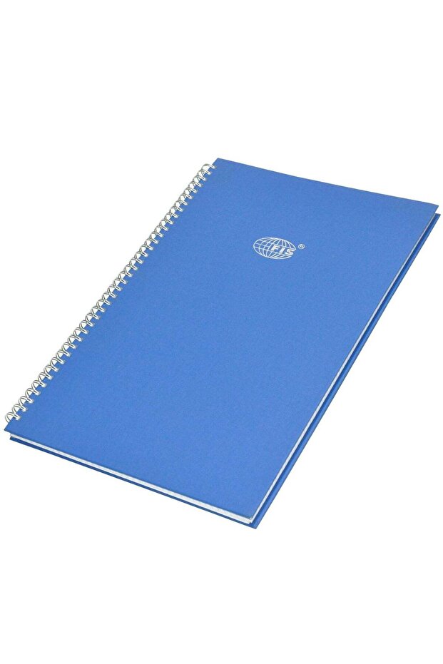 FIS Manuscript Books, 5 mm Square Lines with Spiral, 96 Sheets, 2 Quire, F/S (210 x 330 mm) Size -