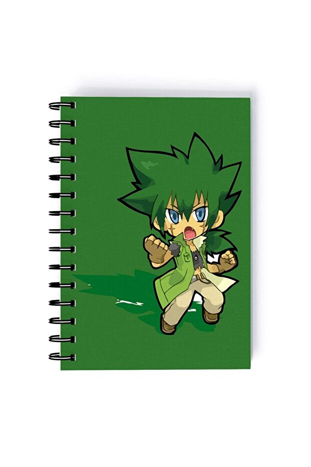 Ben 10 Anime Printed Spiral A4 Notebook Yellow/Red/Brown