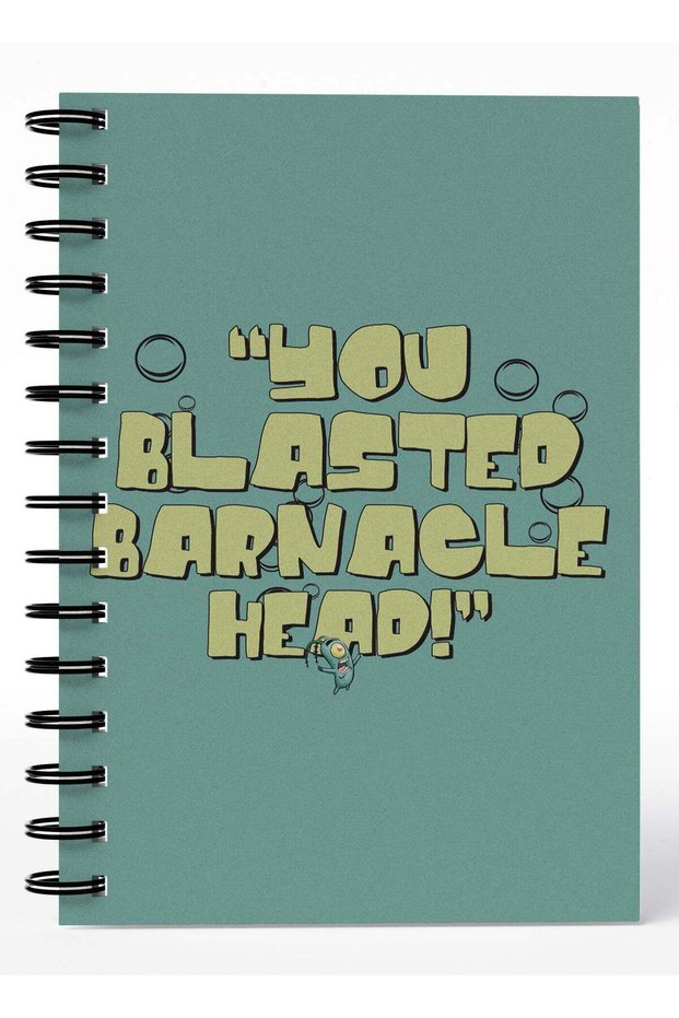 Wirebound Spiral Notebook You Granacle Head Quote From Spongebob Squarepants Lined Writing Journal