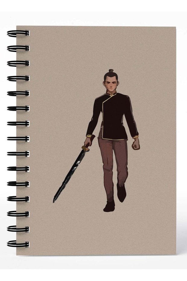 Wirebound Spiral Notebook Zuko Airbender Team Avatar Aang Lined Writing Journal