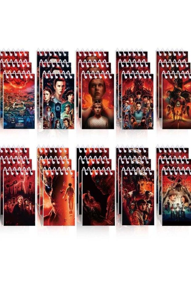 Stranger Things Themed Notebook for Children - 10 Books