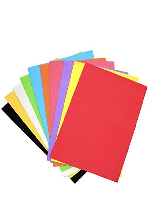 Bristol Card Paper A4 Size 180gsm Thickness Assorted Colours 50-Sheet
