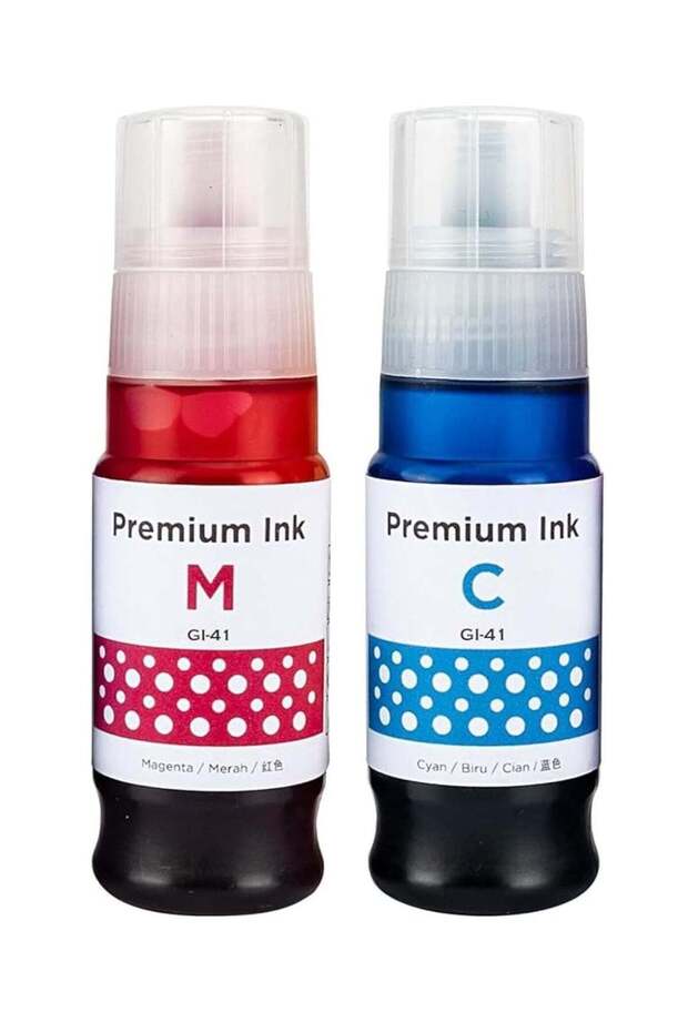 GI- 41 ink Magenta / CYAN Compatible for CANON PIXMA G1420/G2420/G2460/G3420/G3460 Pack of 2