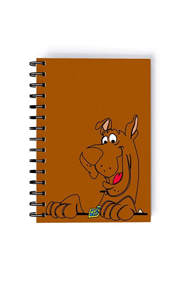 Spiral A5 Notebook Scooby Doo Classic Cartoon Brown Aesthetics