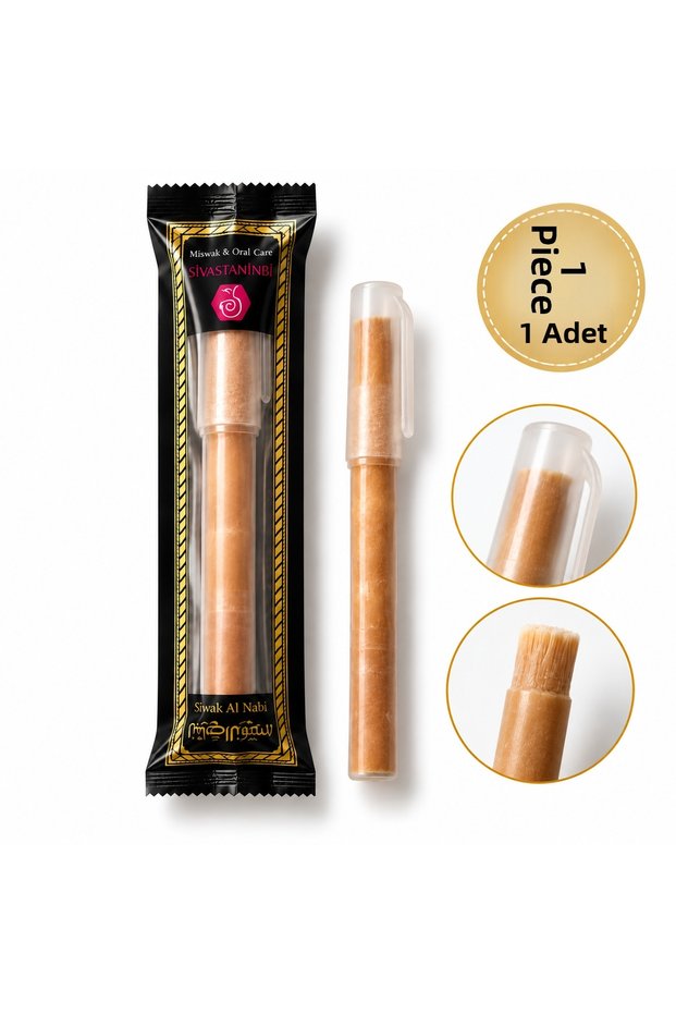 Sewak Al Nafisa Misvak (1 Misvak+1 Cover) – Pakistani Premium Natural Tooth Cleaning Stick