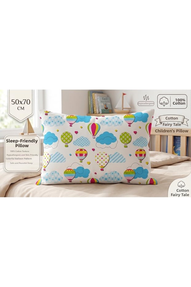 Single Children and Youth Pillowcase 100% Cotton 50X70 cm