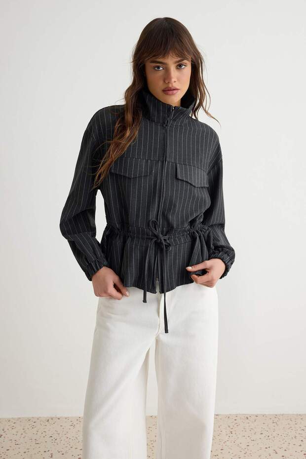 Dark Anthracite Jacket Twoaw27Ce00072