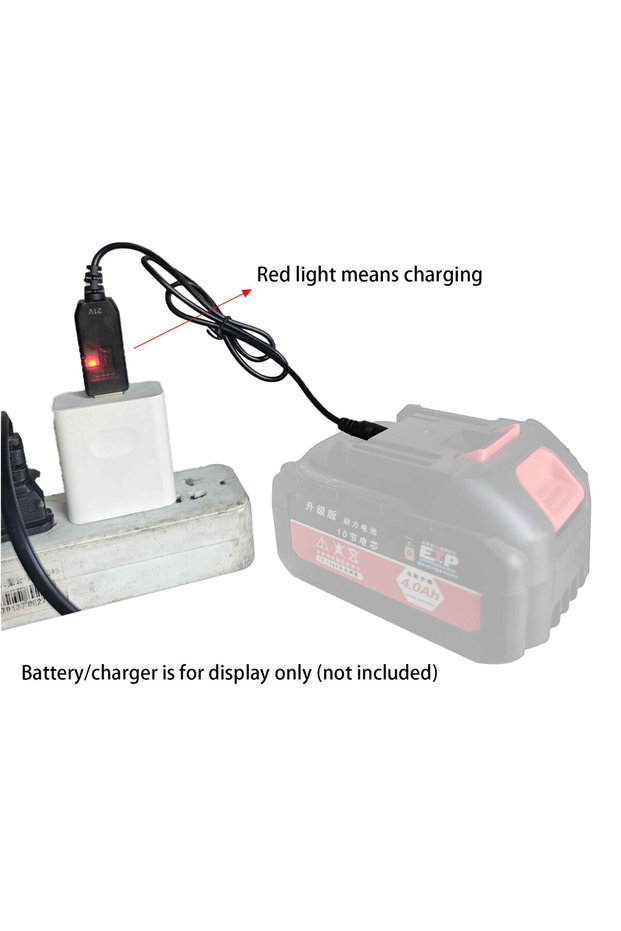 1pc 5V to 21V Boost Cable 21V Battery Dedicated Charging Cable DC Interface USB Adapter Cable Charge