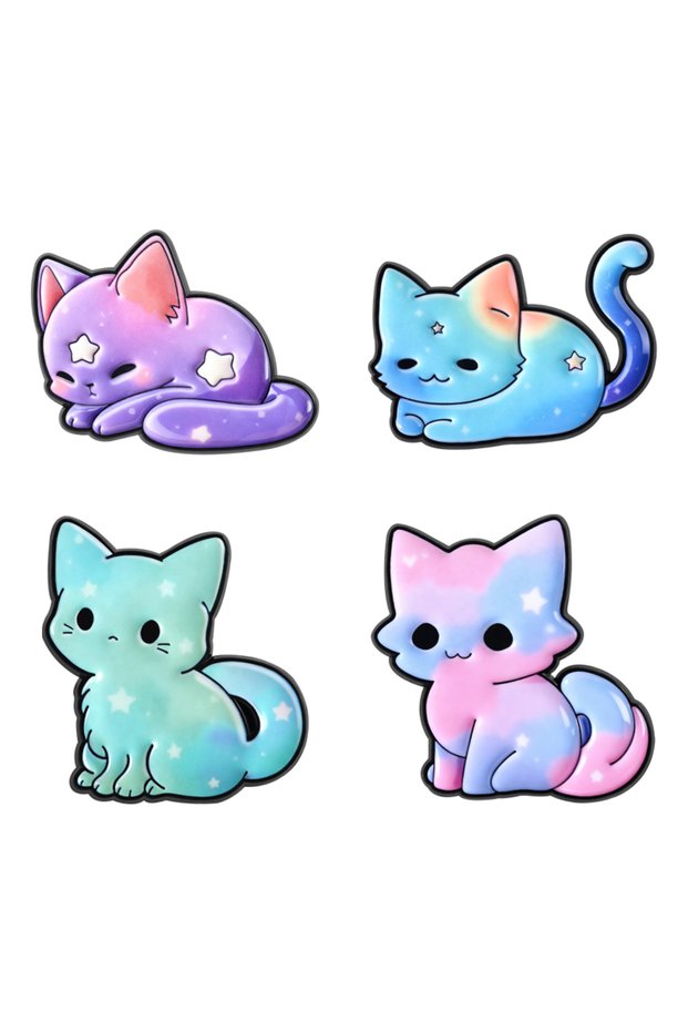 TZ2381 3-7pcs/sets Cartoon Anime Middle Finger Rude Cat Enamel Pins Low Battery Daisy Flower Brooche