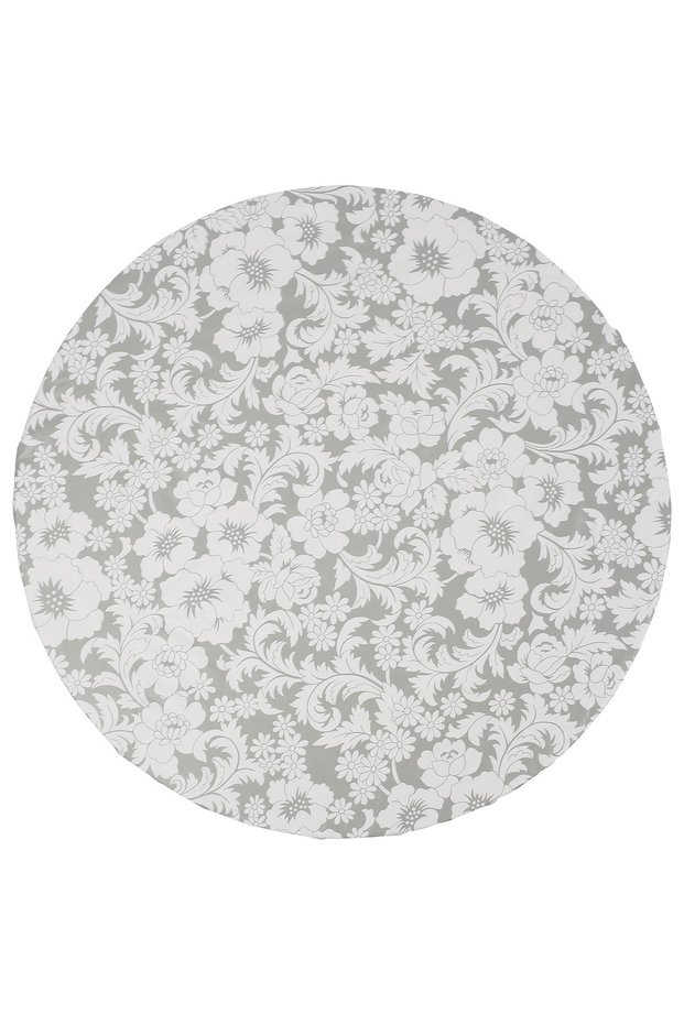 102 To 112cm B Round Tablecloth PVC Waterproof Oil-Proof Elastic Edged Party Wedding Table Cloth Hom