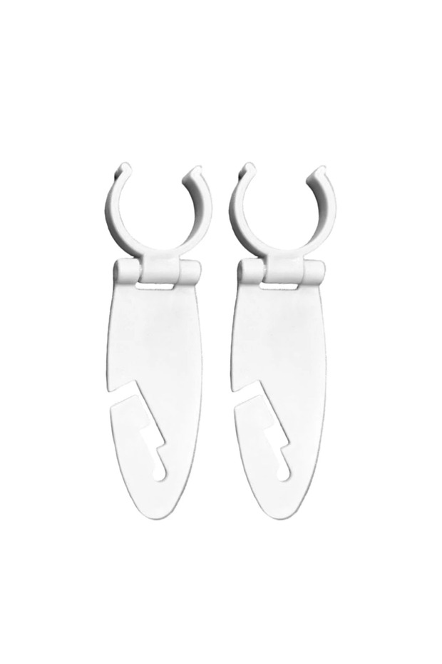 Clip White Double Padel Board Holder with Fixation Stand Up Paddle Board Accessories Quick Fixer for
