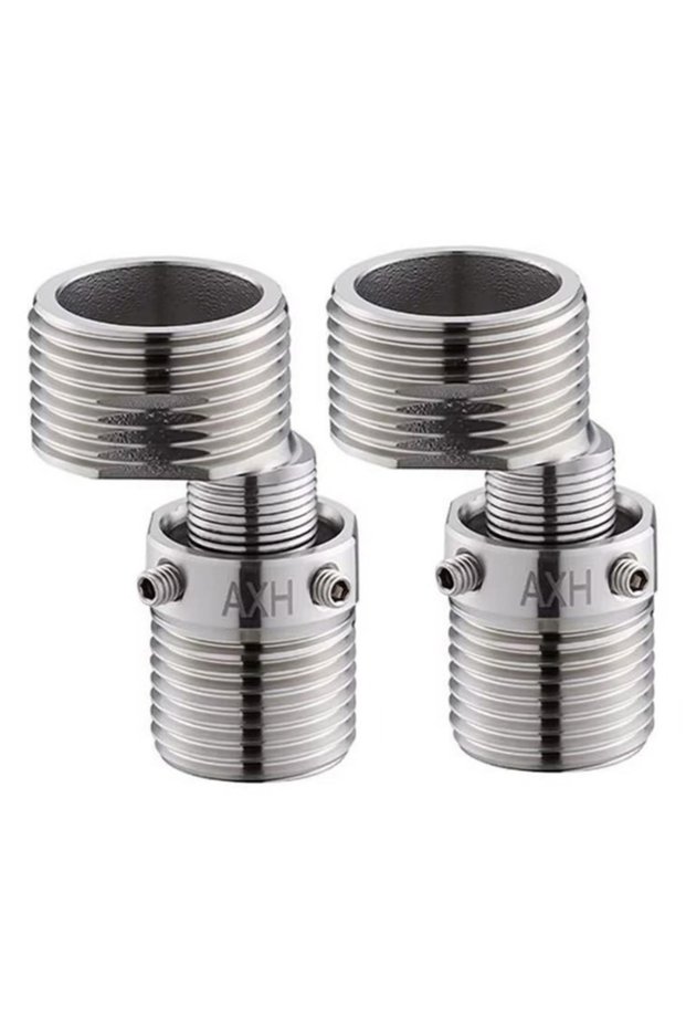 2PCS 304 Stainless Steel Eccentric Screw Corner Upgrade Adjustable Wall Mounted Thickened Angled Cur