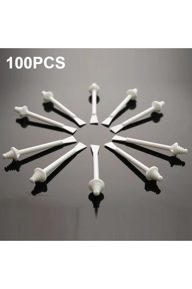 117-Sticks100P 100PCS Nose Wax Sticks Multi Use Nose Wax Applicators For Painless Nose Hair Removal