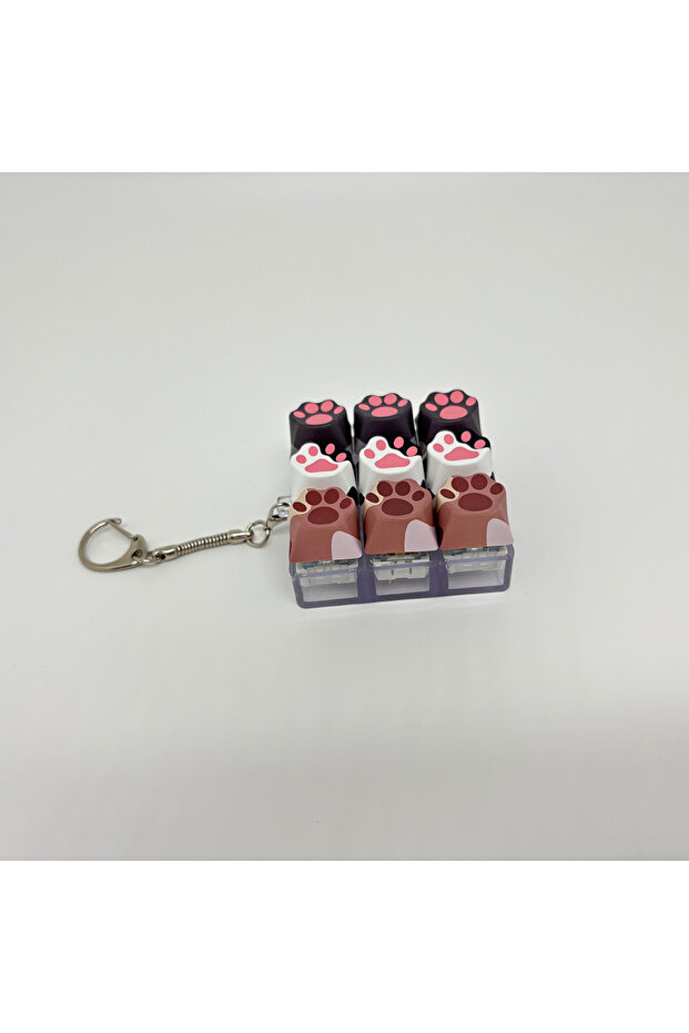 NO.7 Mobile Phone Pendant Novelty Slow Pressure Pop Fidget Key Ring Press Fingertip Toy Cute Kawaii