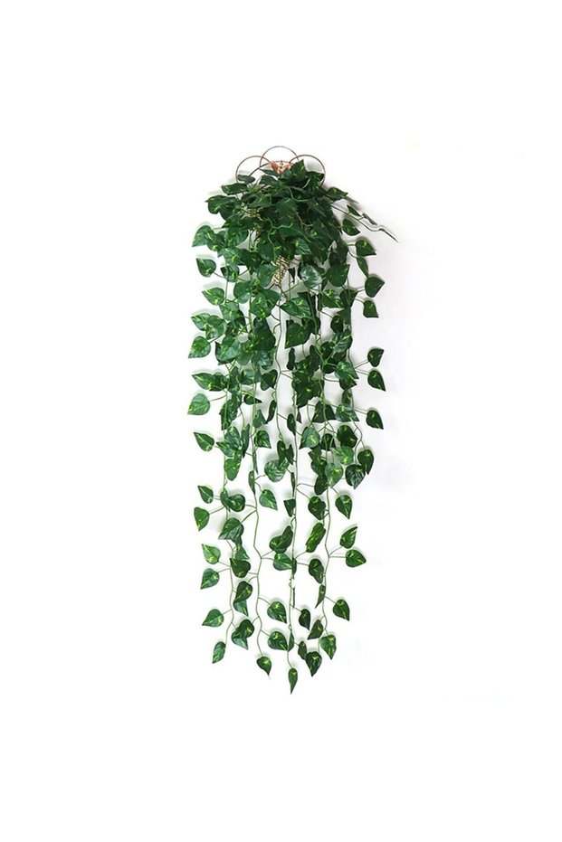 H 90cm Artificial Hanging Plants with Pot Fake Plants Hanging Vines Shelf Plants Decor Potted Plants