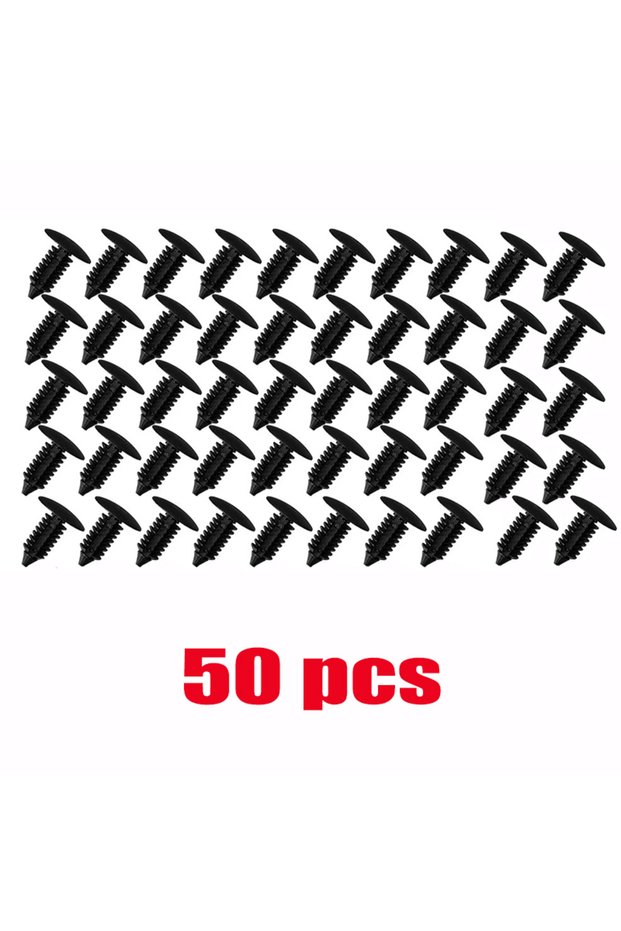 50pcs 20-100pcs Auto Fastener Car Clips Nylon Black Plastic Rivet Fender Bumper Shield Retainer Ceil