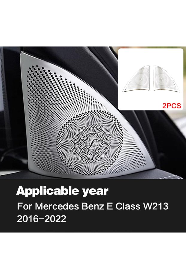 W213 2016-2022 Car Door Audio Cover Speaker Decor Loudspeaker Trim Interior Accessories For Mercedes