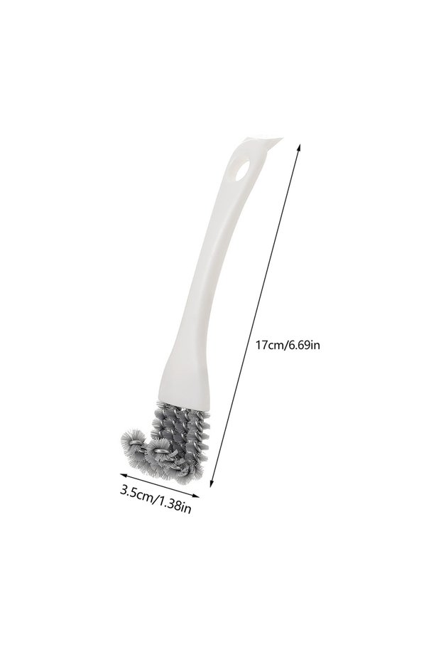 J1895 Grill Brush V-shaped Hooked Brush and Scraper Multifunctional Barbecue Kit Net Cleaning Brush