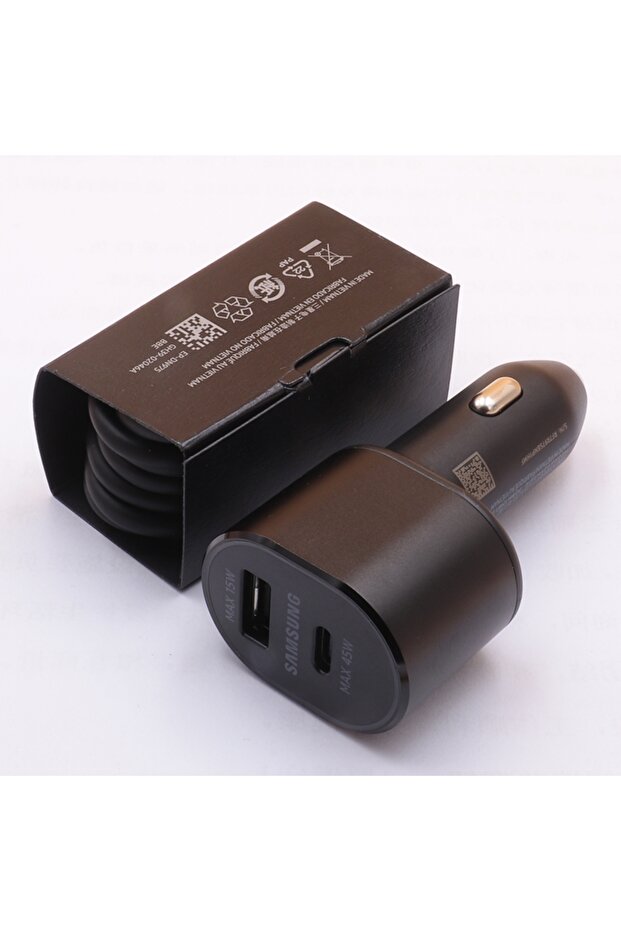 Charger Add Cable PD 60W Super Fast Charging Car Charger 45W+15W Usb C Auto Chargeur