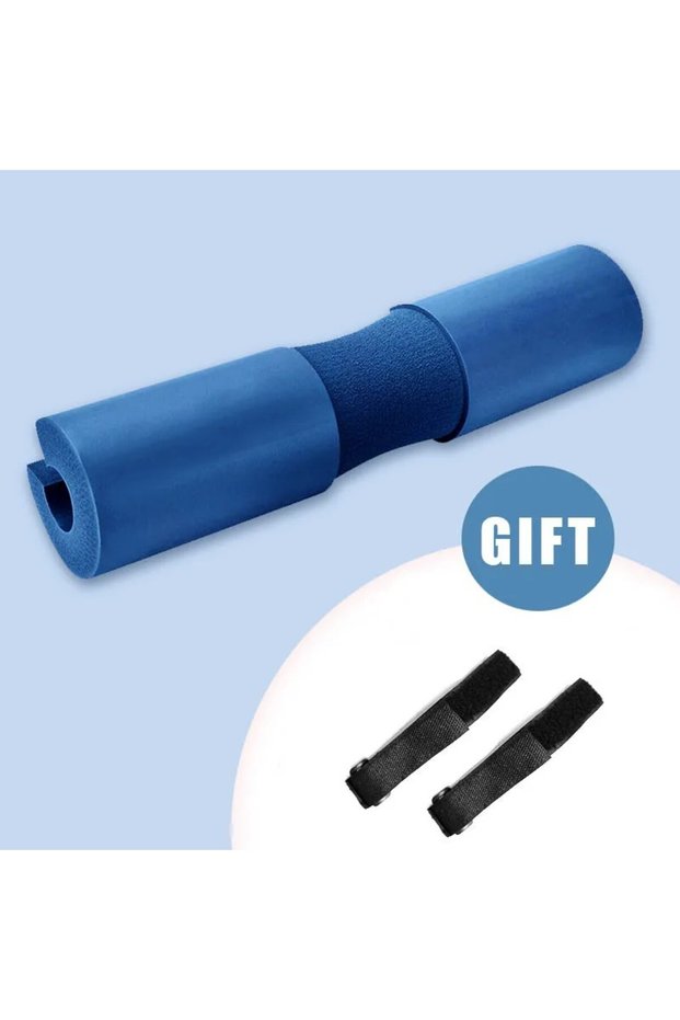Blue Barbell Shoulder Pads Thickened Non-slip Gym Fitness Weightlifting Squat Dumbbel Neck Support P