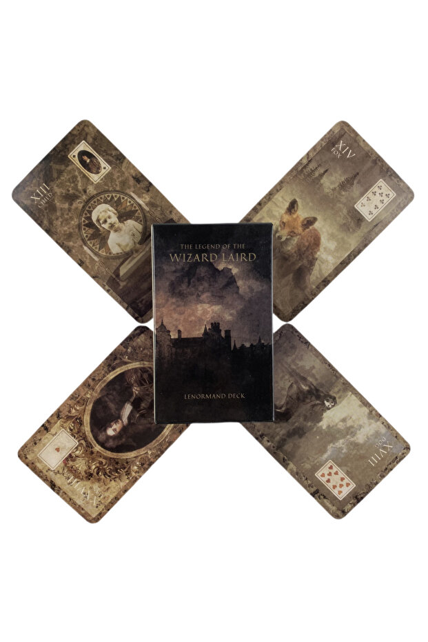MTS13 The Legend Of The Wizard Laird Lenormand Cards Oracle A 39 English Divination Edition Deck Bor