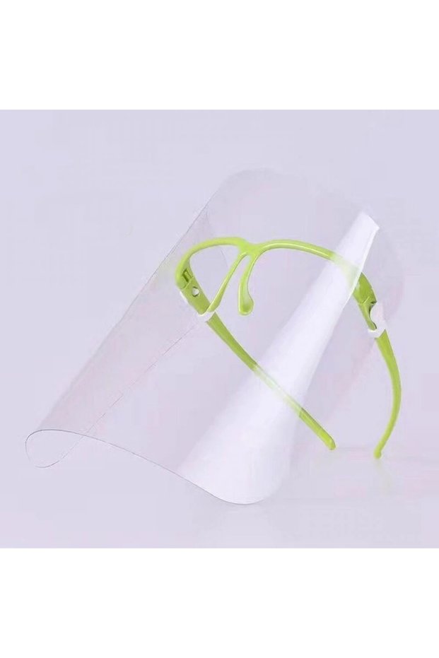 Green Frame Protective Anti-fog full Face mask Shield cover cooking Anti-fume splash proof lampblack
