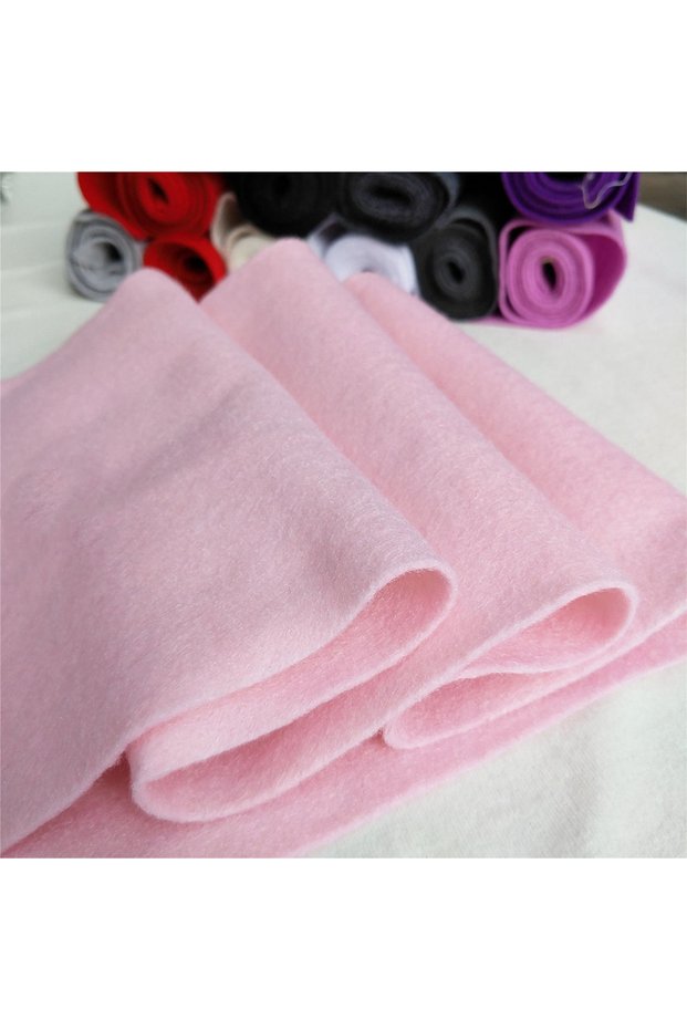 20cm x 90cm Pink 20x90cm Multicolor Soft Felt Fabric Non-woven Felt Fabric Sheet Patchwork DIY Sewin