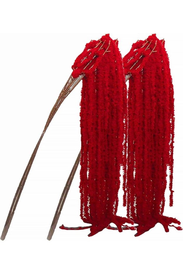 1 pc Red Silk Artificial Plant Vine Wedding Garden Arch Festival Rattan Garland Yard Romantic Home R