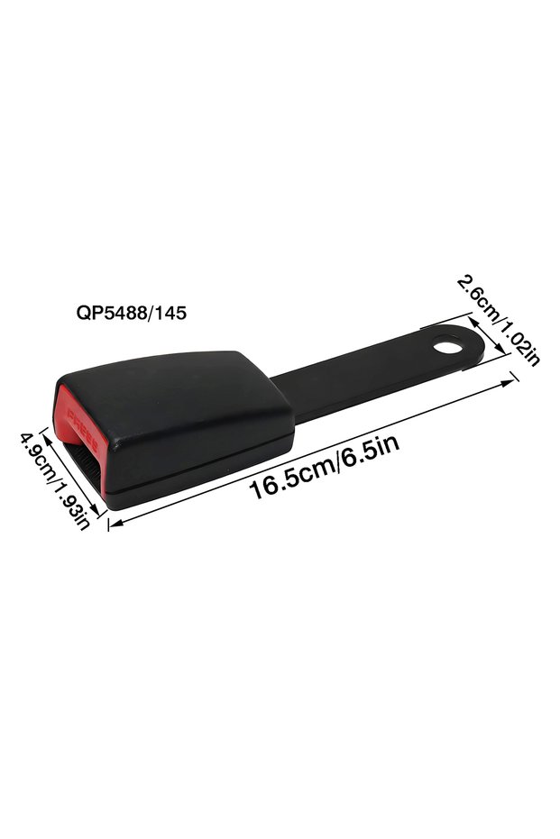 QP5488 16.5cm Car Seat Belt Buckle Car Seat Safety Belt Extender Clip Extension Auto Fasteners Buckl