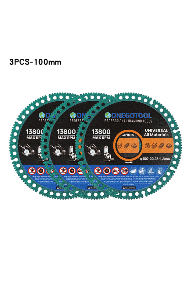100x22.23mm3pieces Composite Multifunctional Cutting Saw Blade 110/125mm Ultra-thin Saw Blade Cerami