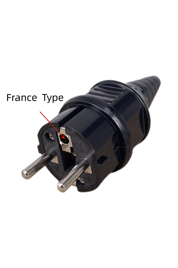 France b European Schuko 16A Power Plug IP44 Industry France/Germany Connector EU 2 Round Pins Adapt
