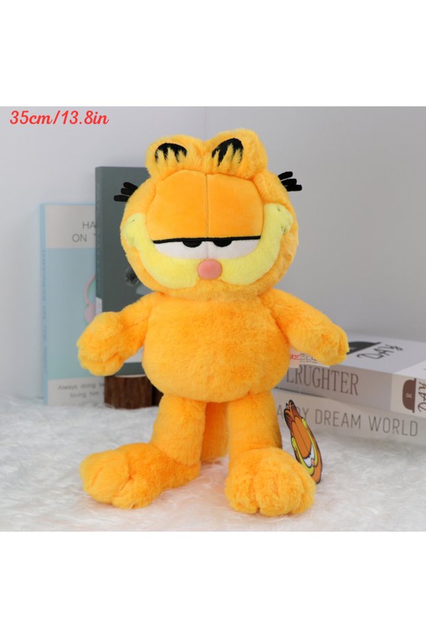 B Original GARFIELD FAMILY Kawaii Soft Plush Toys Cute Cartoon Garfield Cat Odie Stuffed Animals Pe.