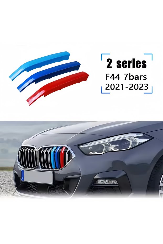 21-23 F44 7rods Car Racing Grills Trim Clips For BMW 2 Series F22 Sport 8rods 11rods F45 sport 10rod