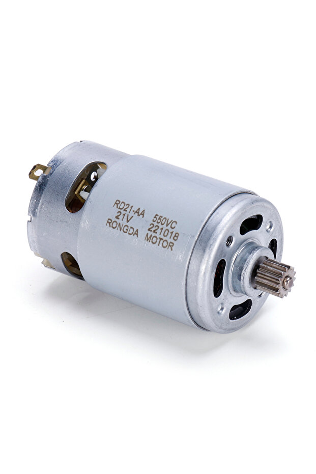 Silver DC 21V Mini Motor 14 Teeth 28000RPM 14 Teeth 8.2mm Gear for Mini Chain Saw Reciprocating Saw