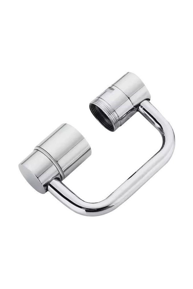 1 Pack Flexiflow Rotating Faucet Extender Stainless Steel Valve Core Corrosion-Resistant for Kitchen