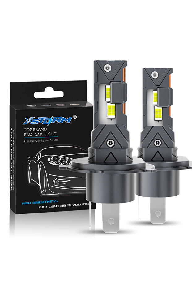 H4 XSTORM H4 LED Headlight 25000LM 70W H7 Led Light Bulbs Canbus NO Error Car Turbo Light Fog Lights