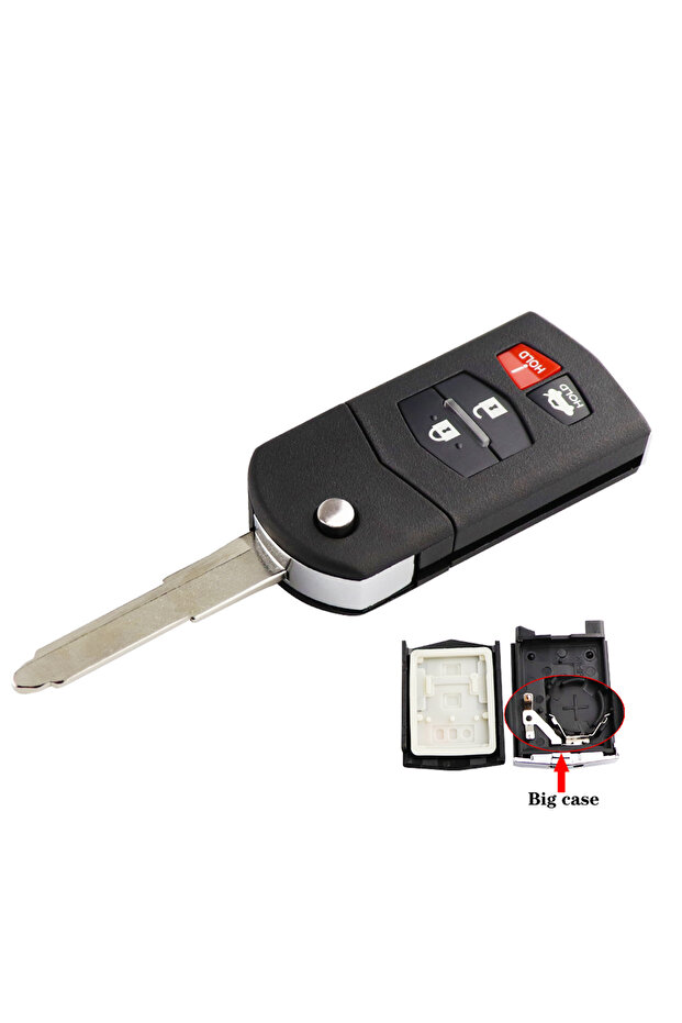 4BT Big Set YIQIXIN Flip Car Remote Key Shell For Mazda 2 3 5 6 M6 MX5 CX5 CX7 CX9 RX8 Miata Uncut B