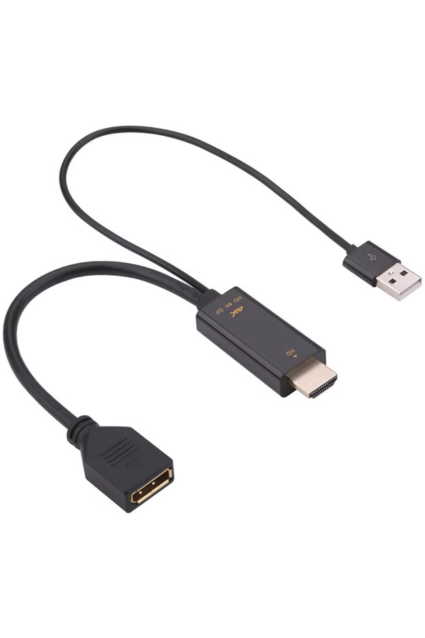 DP Female HDMI-Compatible to DisplayPort Cable 4K@60Hz 2K@120Hz HDMI-Compatible Source to DP Display