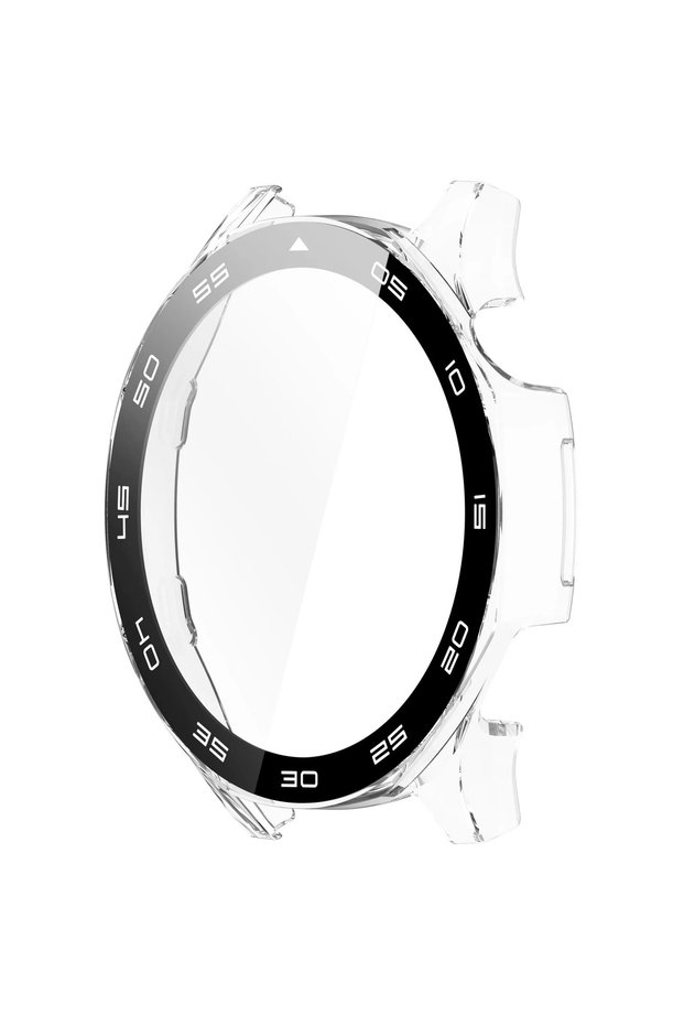 for GT5 46mm Clear Case for Huawei Watch GT 5/GT5 Pro 46mm Tempered Glass Screen Protector&Hard PC P