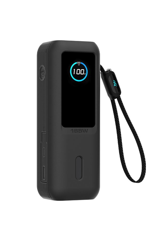 Black Silicone Case for Anker Zolo 25000mAh 165W Power Bank Portable Charger Protective Case Travel