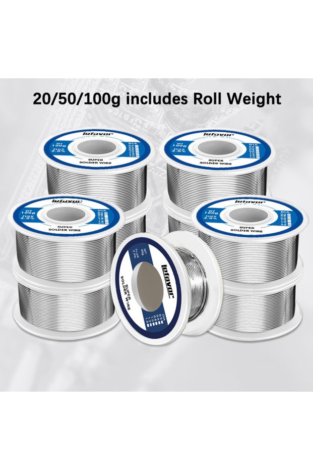 1.0mm 100g 0.8mm 1.0mm 2.0mm 20g 50g 100g Soldering Tin Wire Tin Melt Rosin Core Solder Soldering Wi