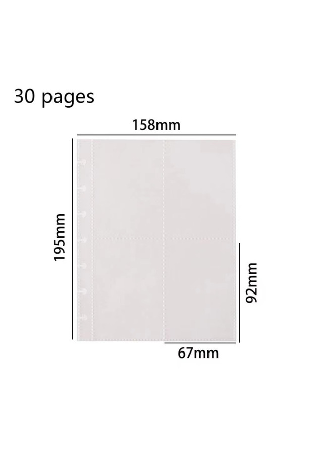 30 page New Multi-pockets Photo Album Kpop Storage photo Photocard Holder 3 Inch Picture Case Star C