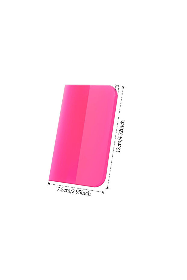 A 12cm Car PPF Squeegee Soft TPU Rubber Blade Glass Window Cleaning Water Remover Paint Film Scraper