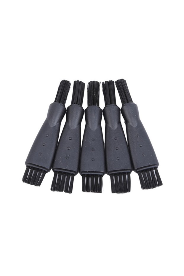 black 5PCS Mens Shaver Accessory Razor Brush Hair Remover Cleaning Tool Black Plactic Replacement He