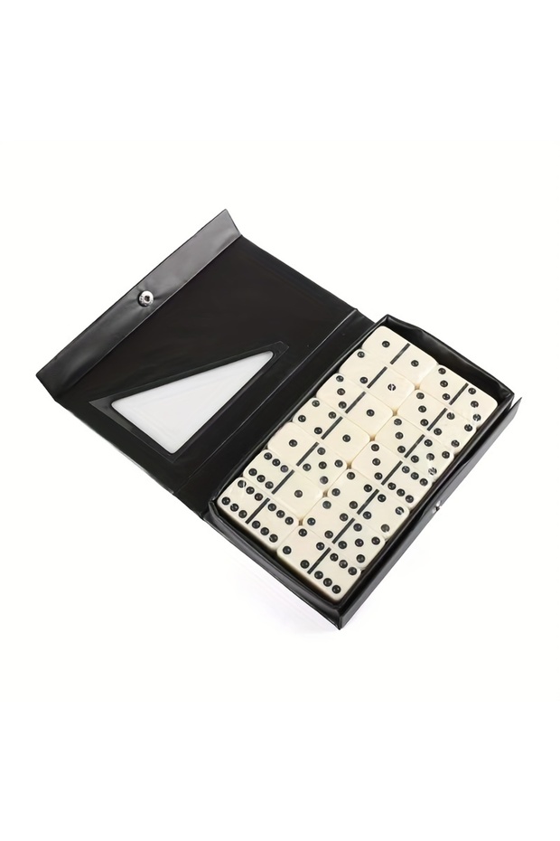 duomiluo 28PCS Double Six Domino Set Entertainment Leisure Travel Fun Table Game Domino Toy Children