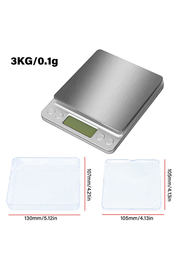 3KG 0.1g 500g 0.01g/3KG 0.1g Weight Digital Electronic Scale LCD Display Mini Digital Jewelry Weighi