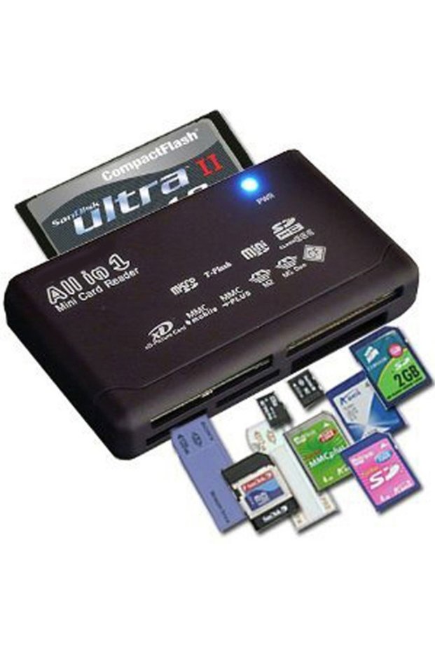 1PC 21Kinds Of Fuctions In One Memory Card Reader 1/2/5/10PCS For USB External Mini SDHC M2 RS MMC X