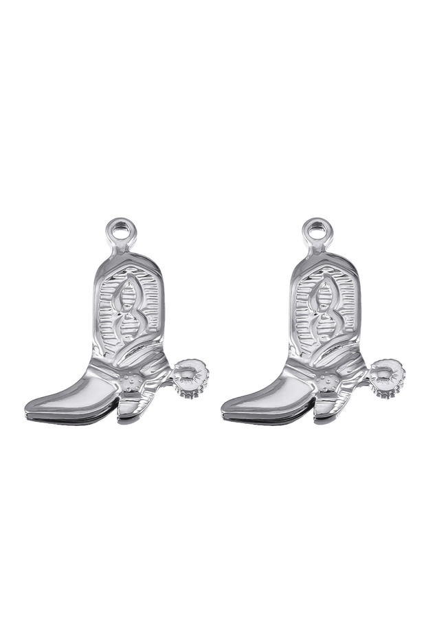 5pcs 8 5pcs Stainless Steel Gold Color PVD Plated Boots Charms Pendant for DIY Necklace Bracelet Ear