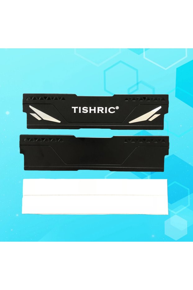 1PC Black TISHRIC 1/2PCS DDR5 DDR4 DDR3 Desktop Memory RAM Radiator Aluminum Alloy DDR5 DDR4 DDR3 RA